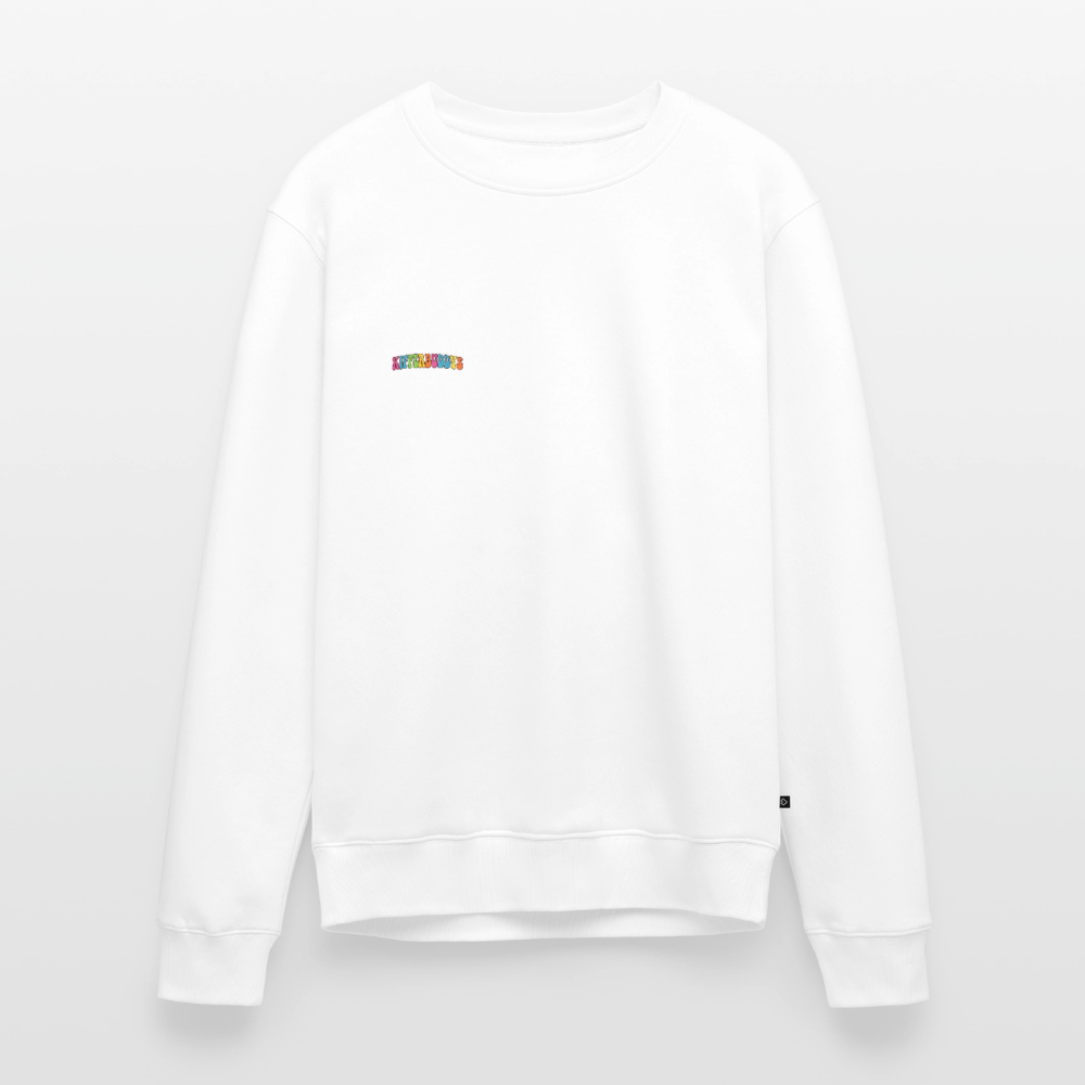Unisex Bio Gemütlicher Premium Pullover - Weiß