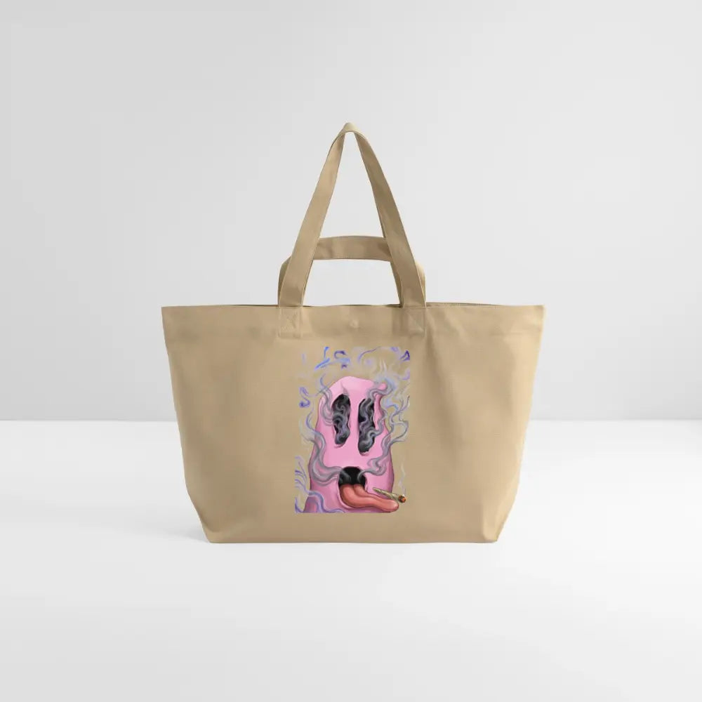 Ghostface Recycelte Shopping Bag - Karamell 
