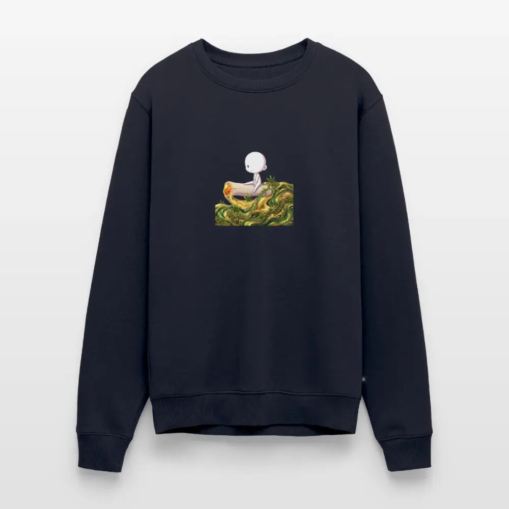 Chillin on a Joint Männer Bio Sweatshirt - Navy