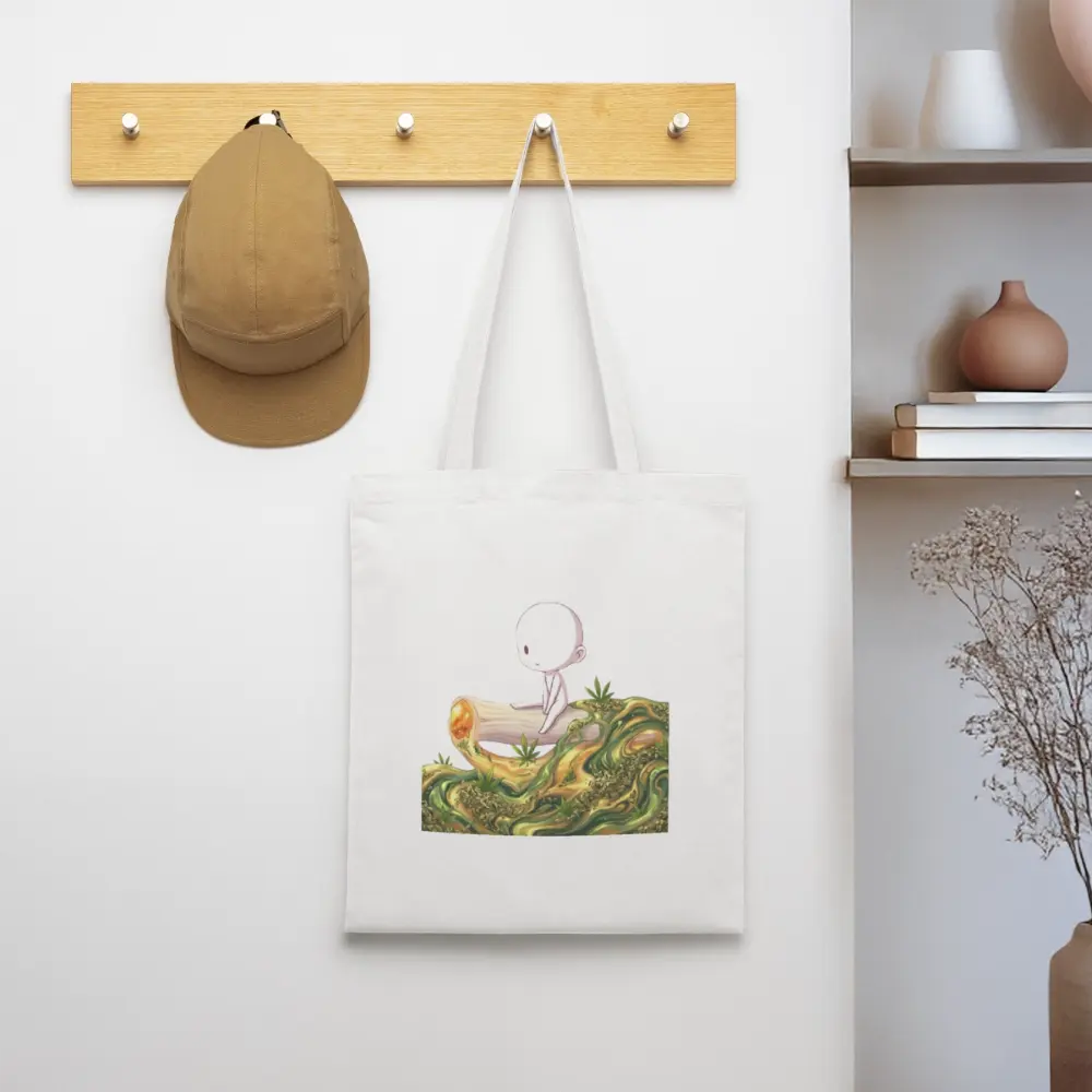 Chillin on a Joint Stoffbeutel - Weiß