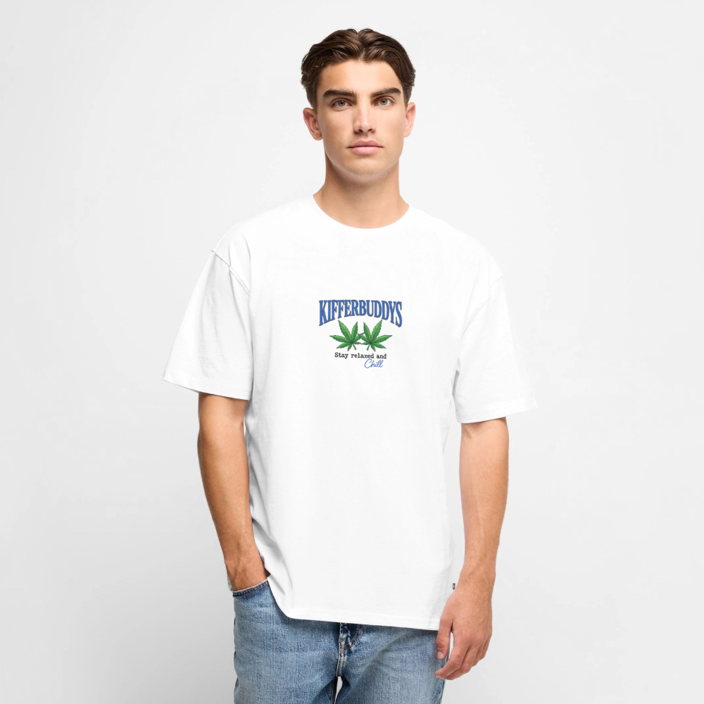 Stay relaxed Unisex Premium Oversized Bio T-Shirt - Weiß