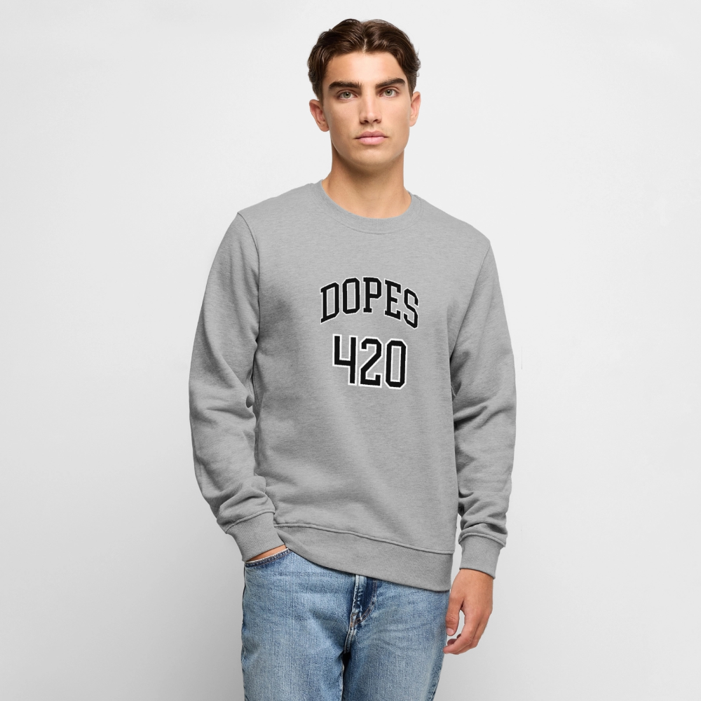 Dopes 420 Premium Pullover - Grau meliert