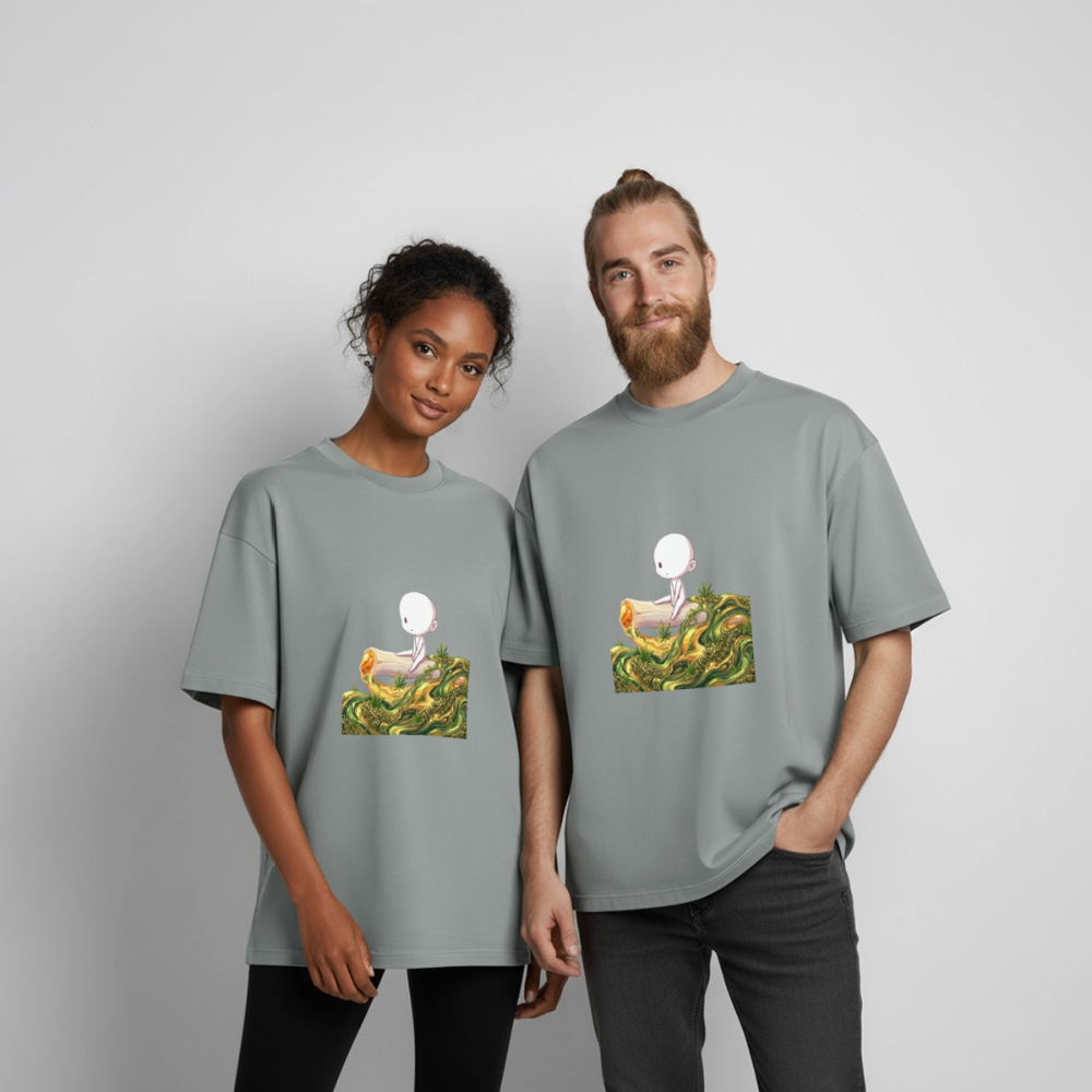 Chillin on a Joint Heavyweight BioT-Shirt - Nebelgrau