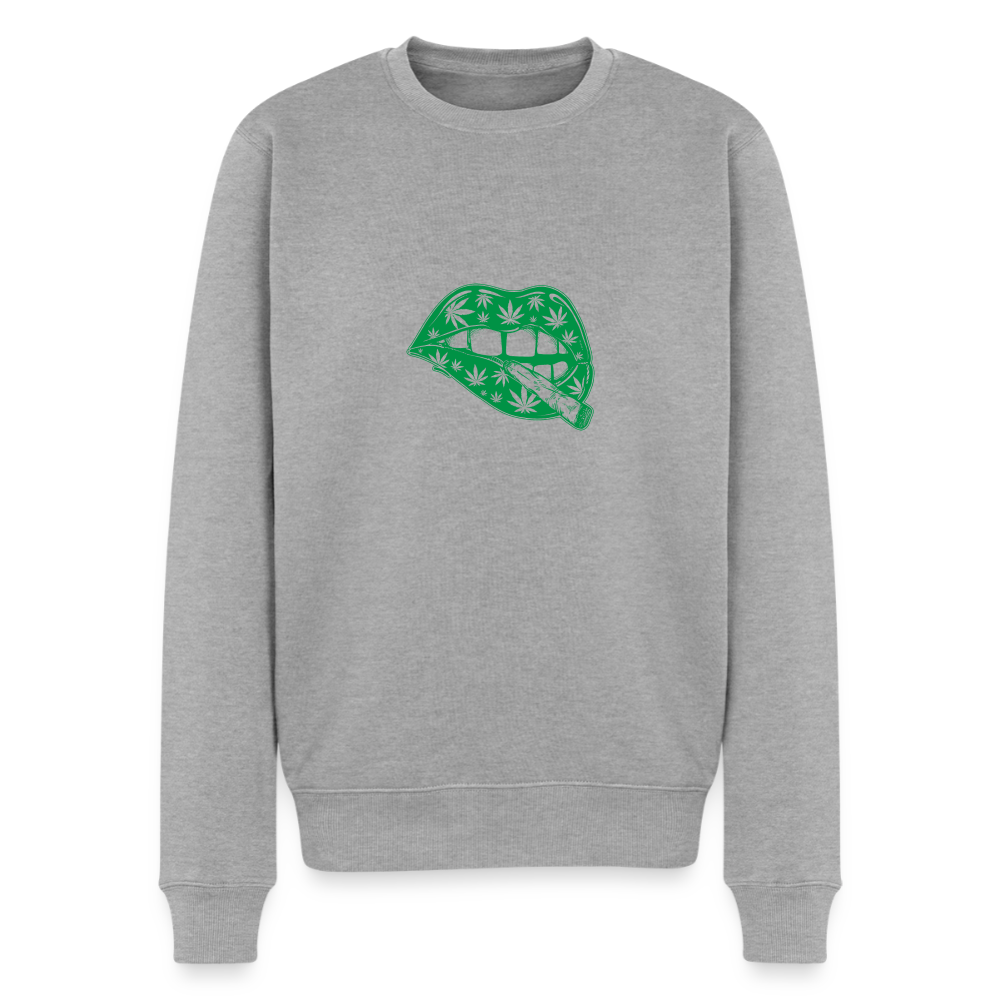 Unisex Relaxed Premium Pullover - Grau meliert