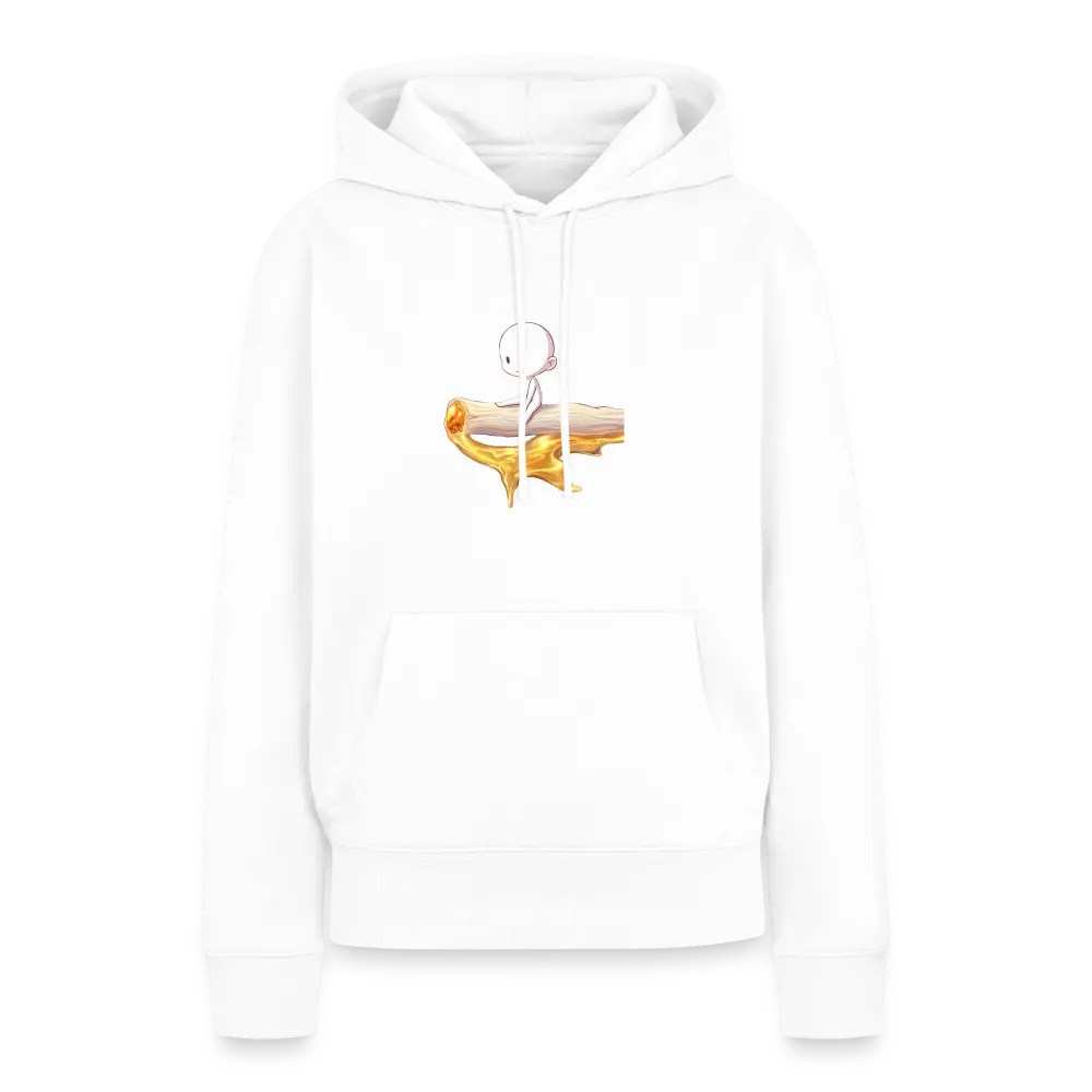 Chillin on a Joint Frauen Bio Hoodie - Weiß