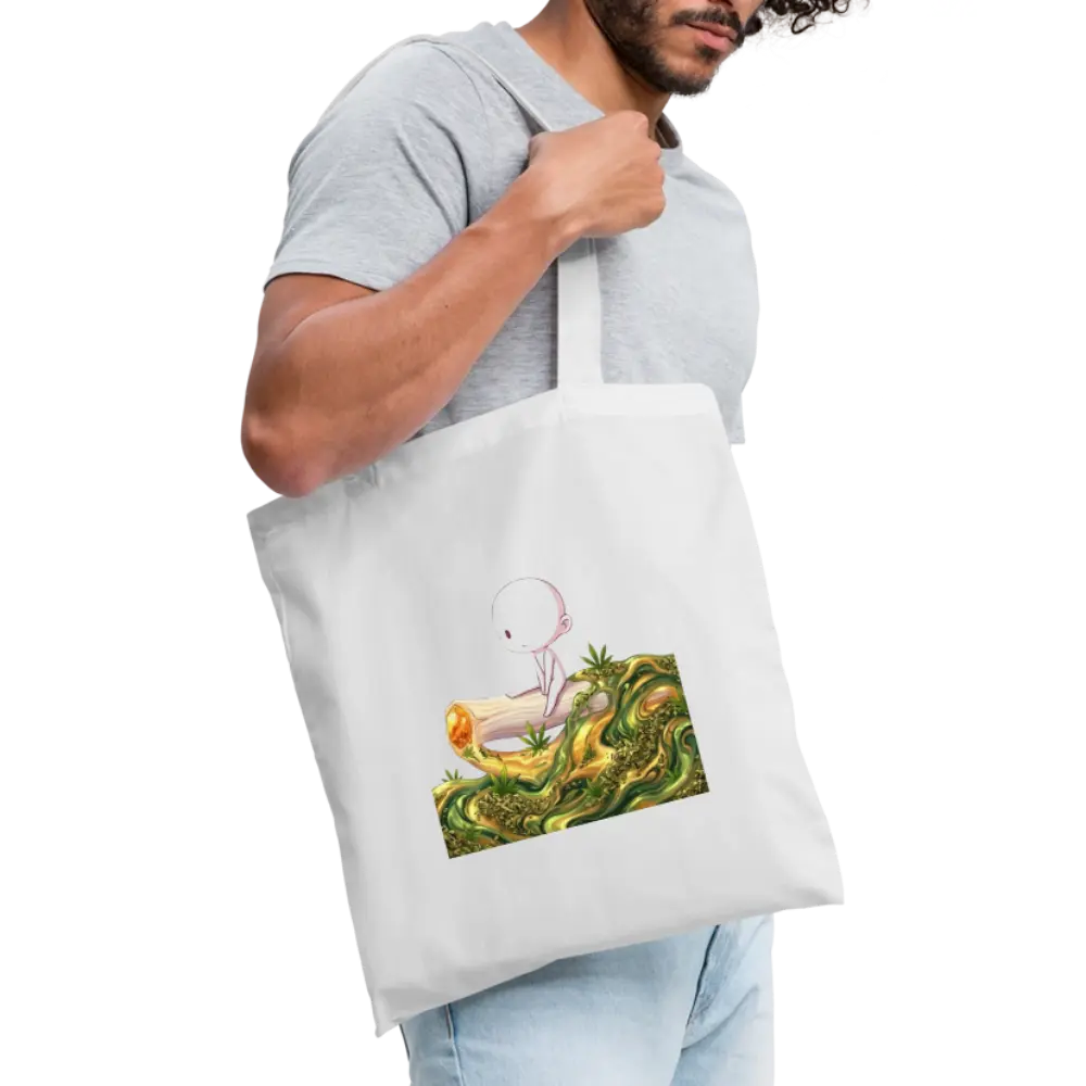 Chillin on a Joint Stoffbeutel - Weiß