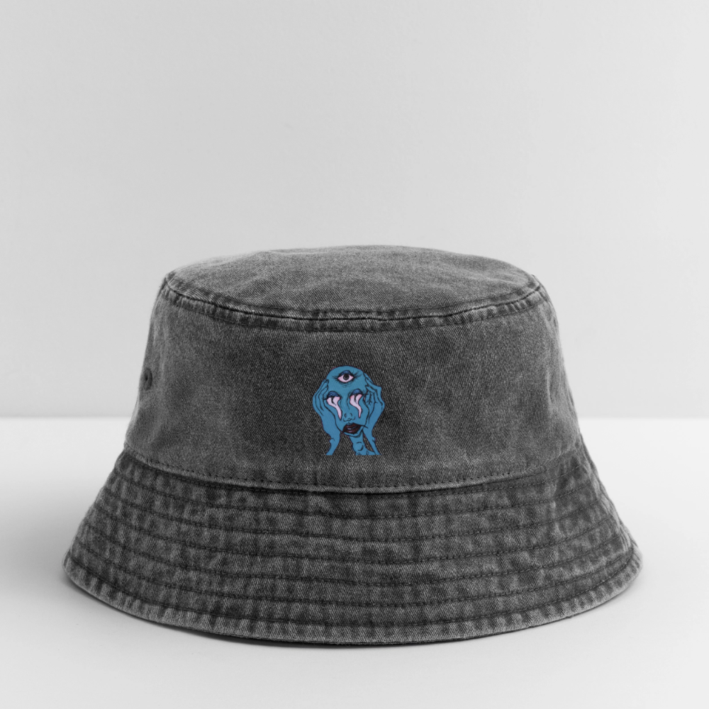 Der Fluch Vintage Bucket Hat - Vintage Schwarz