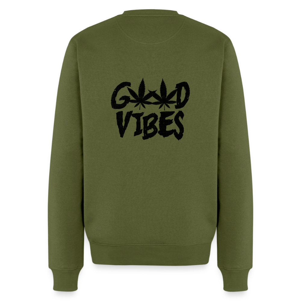 Unisex Bio Gemütlicher Premium Pullover - Khaki