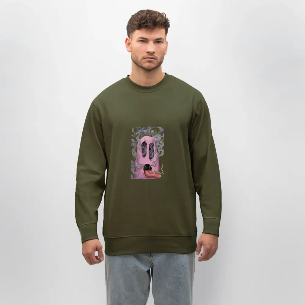Ghostface Unisex Bio-Sweatshirt - Khaki