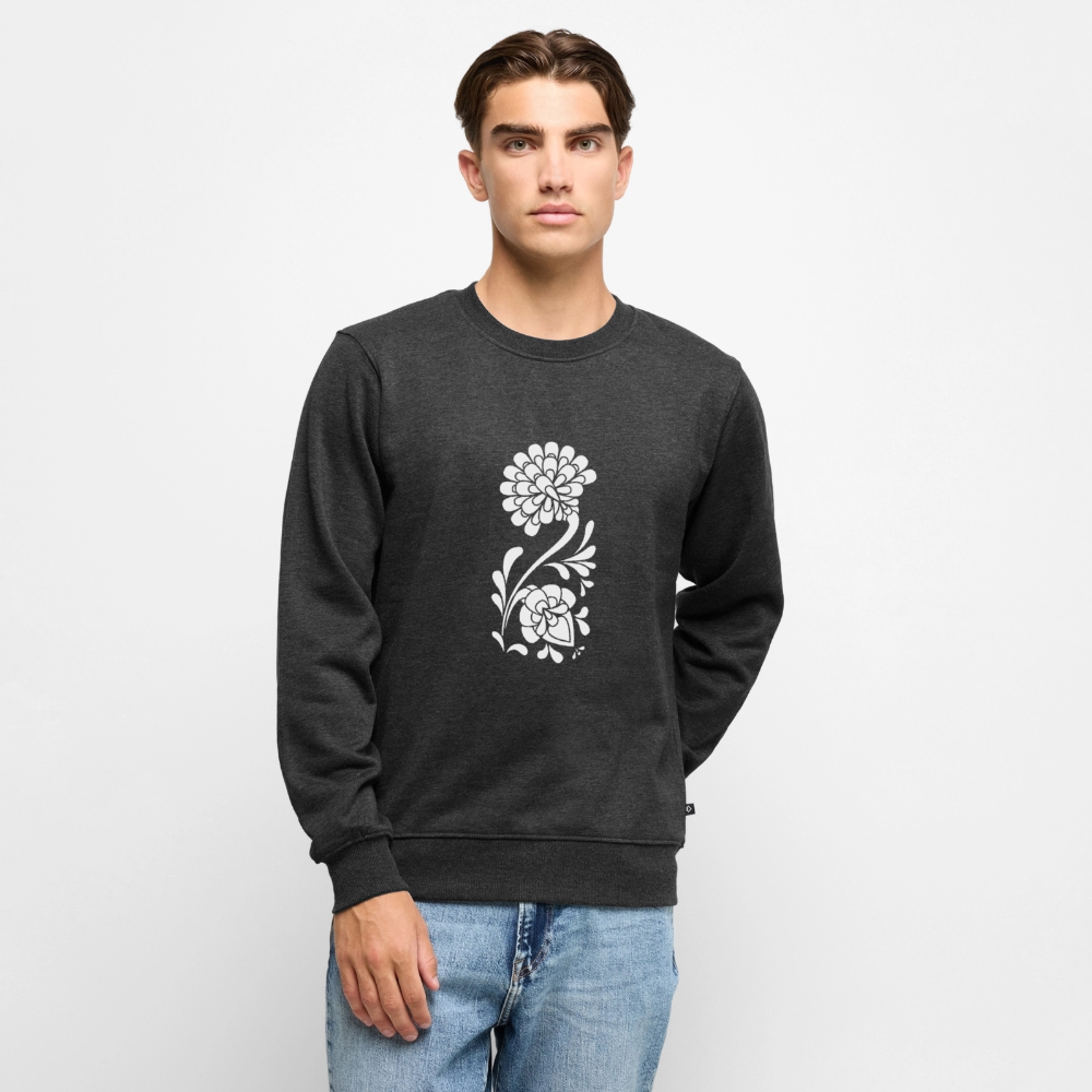 Shodō Flowers Premium Pullover - Anthrazit meliert