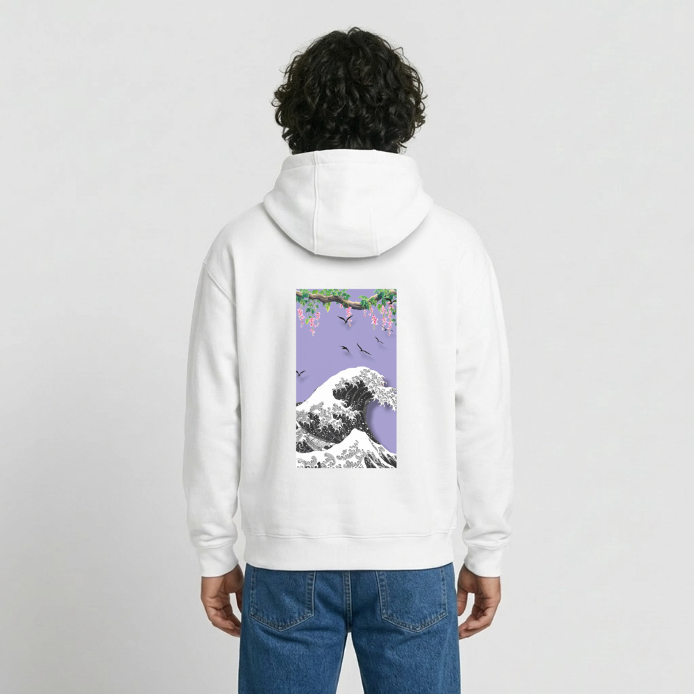 Chilllounge Special Oversized Heavyweight Unisex Hoodie - Weiß