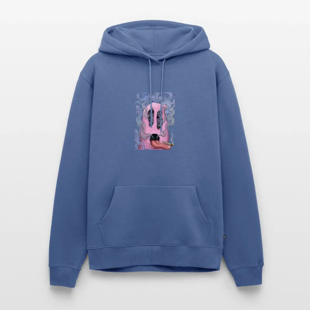 Ghostface Männer Premium Bio Hoodie - Taubenblau