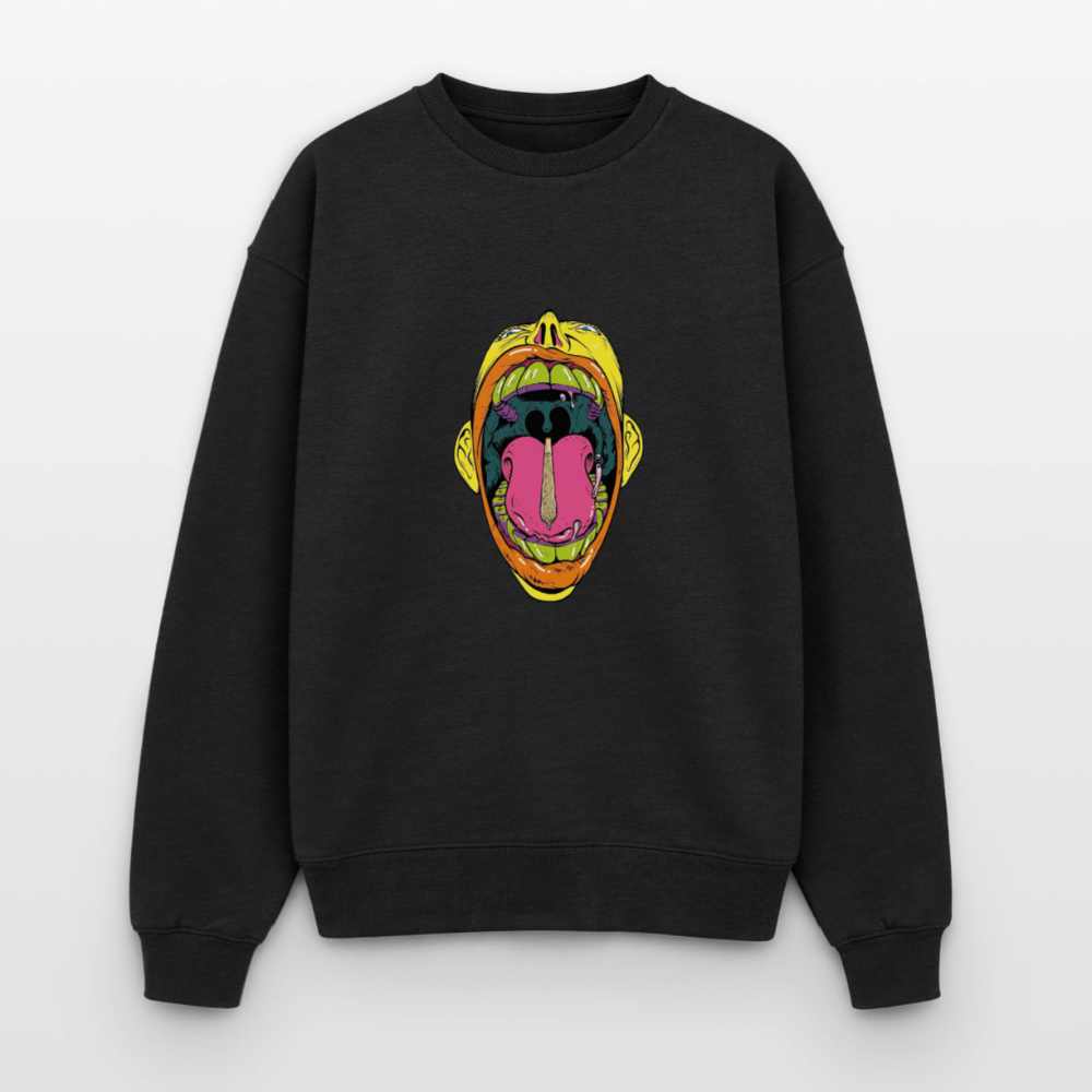 Oversized Heavyweight Unisex Sweatshirt - Schwarz