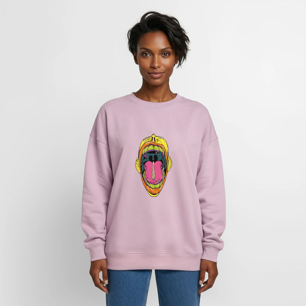 Oversized Heavyweight Unisex Sweatshirt - Altrosa