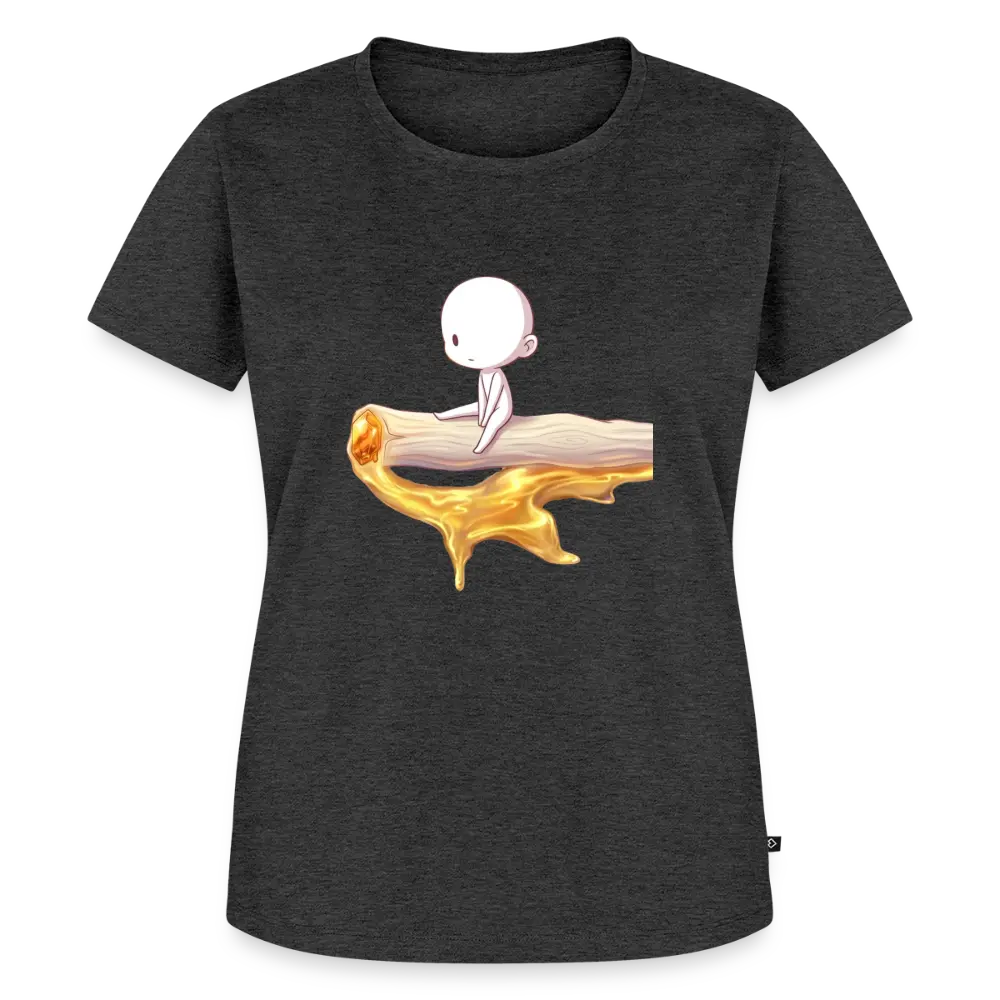 Chillin on a Joint Frauen Bio T-Shirt - Anthrazit meliert