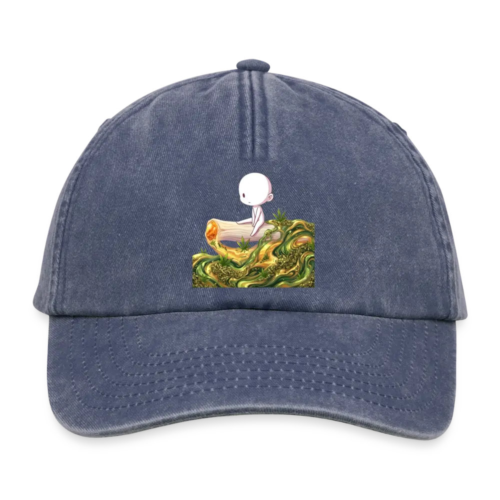 Chillin on a Joint Vintage Cap - Vintage Denim