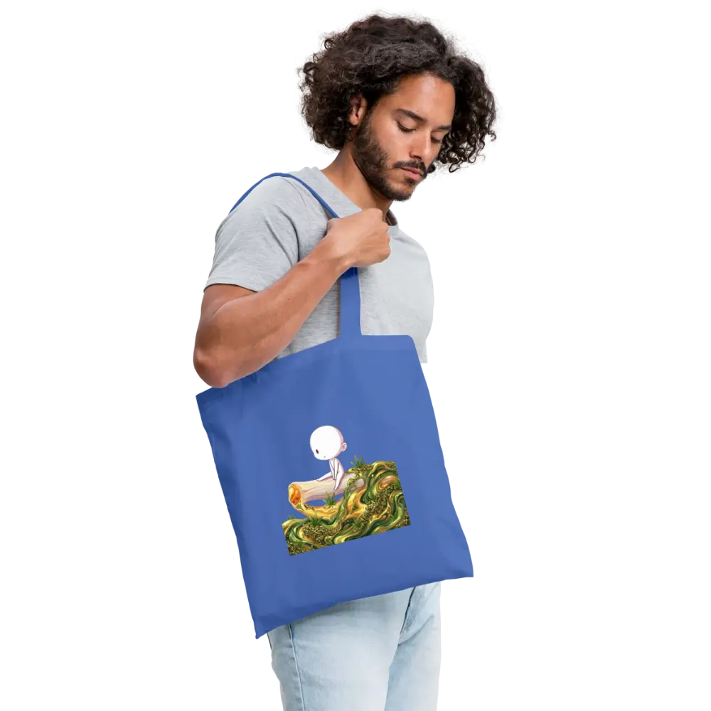 Chillin on a Joint Stoffbeutel - Hellblau