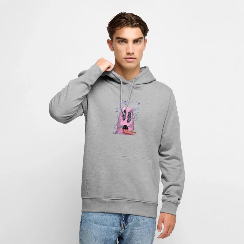 Ghostface Männer Premium Bio Hoodie - Grau meliert