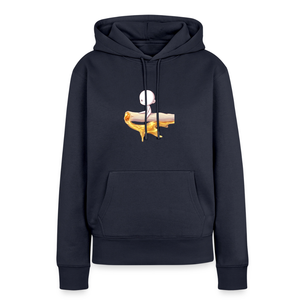 Chillin on a Joint Frauen Bio Hoodie - Navy