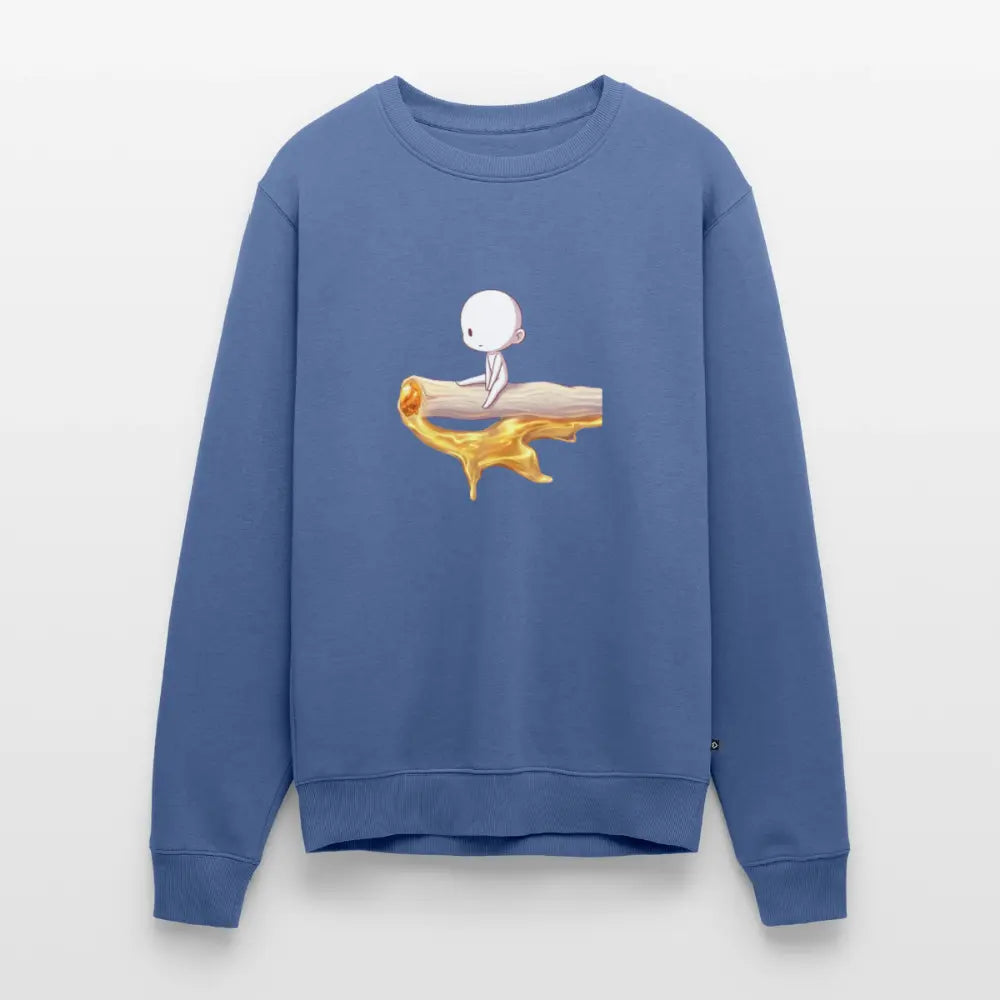 Chillin on a joint Sweatshirt - Taubenblau
