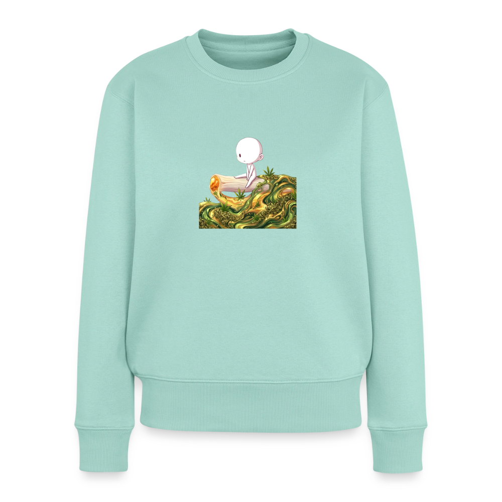 chillin on a Joint Frauen Bio Sweatshirt - Mint 