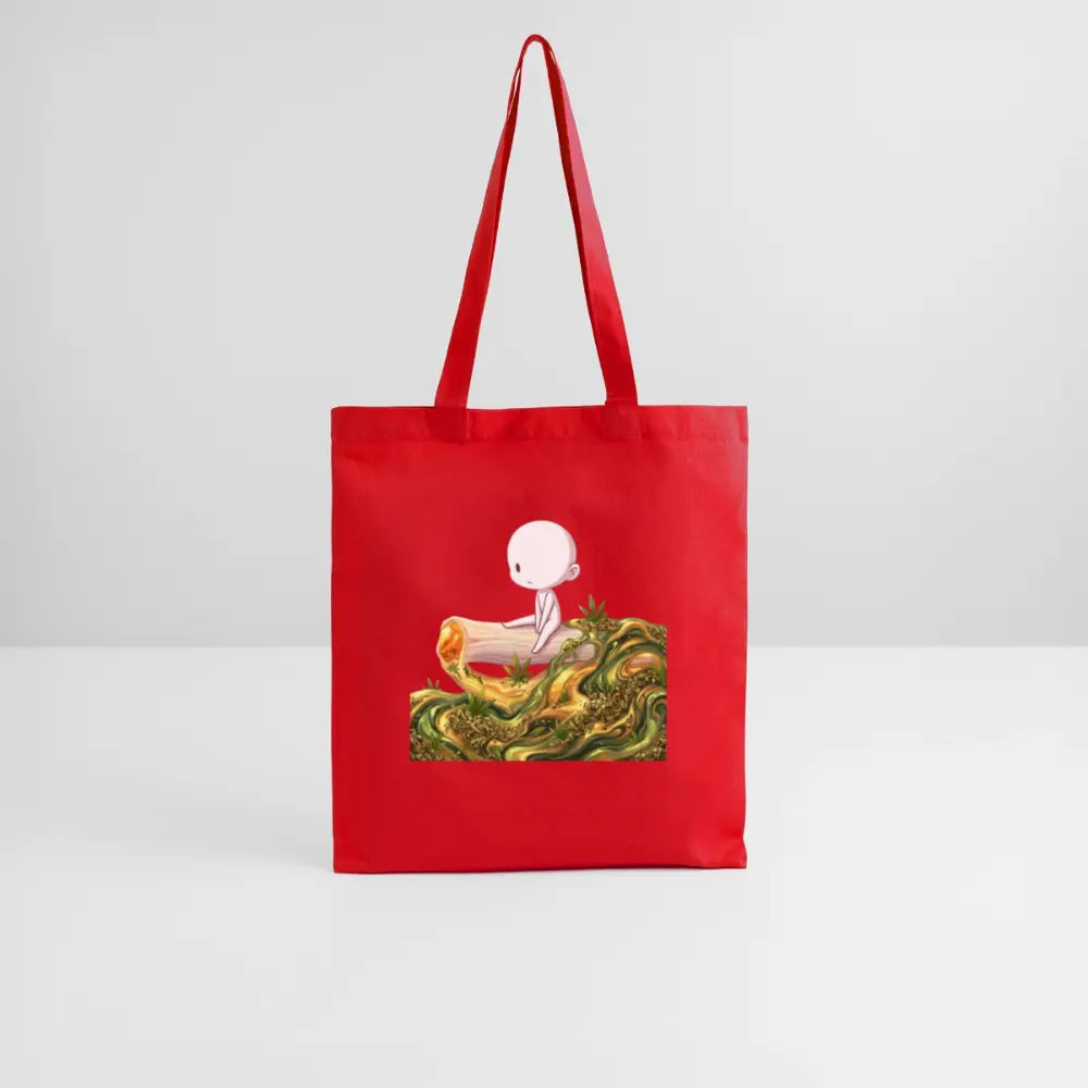 Chillin on a Joint Stoffbeutel - Rot