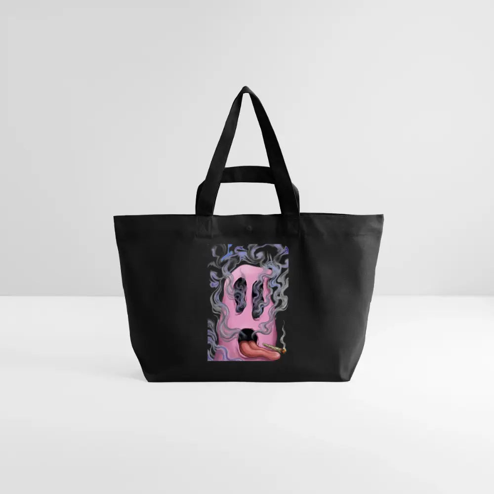 Ghostface Recycelte Shopping Bag - Schwarz