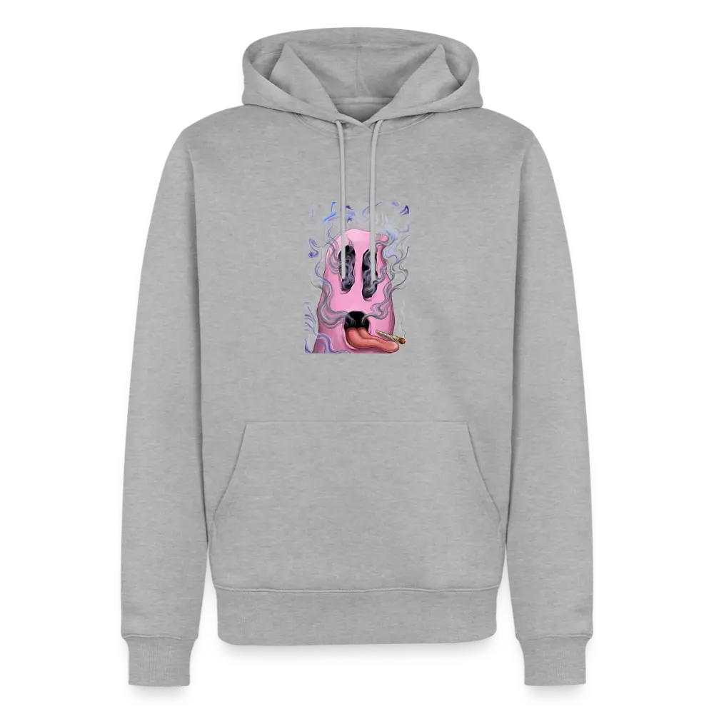 Ghostface Männer Premium Bio Hoodie - Grau meliert