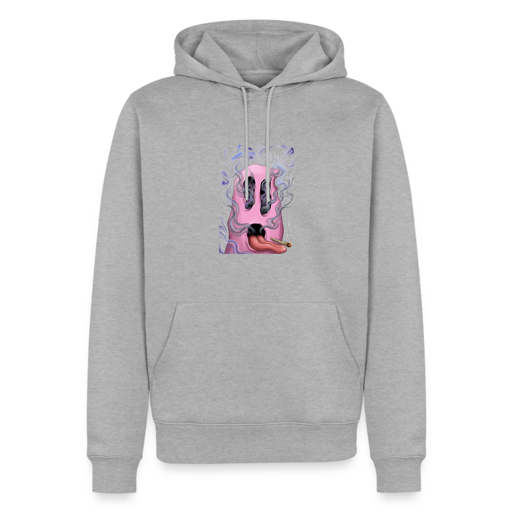 Ghostface Männer Premium Bio Hoodie - Grau meliert
