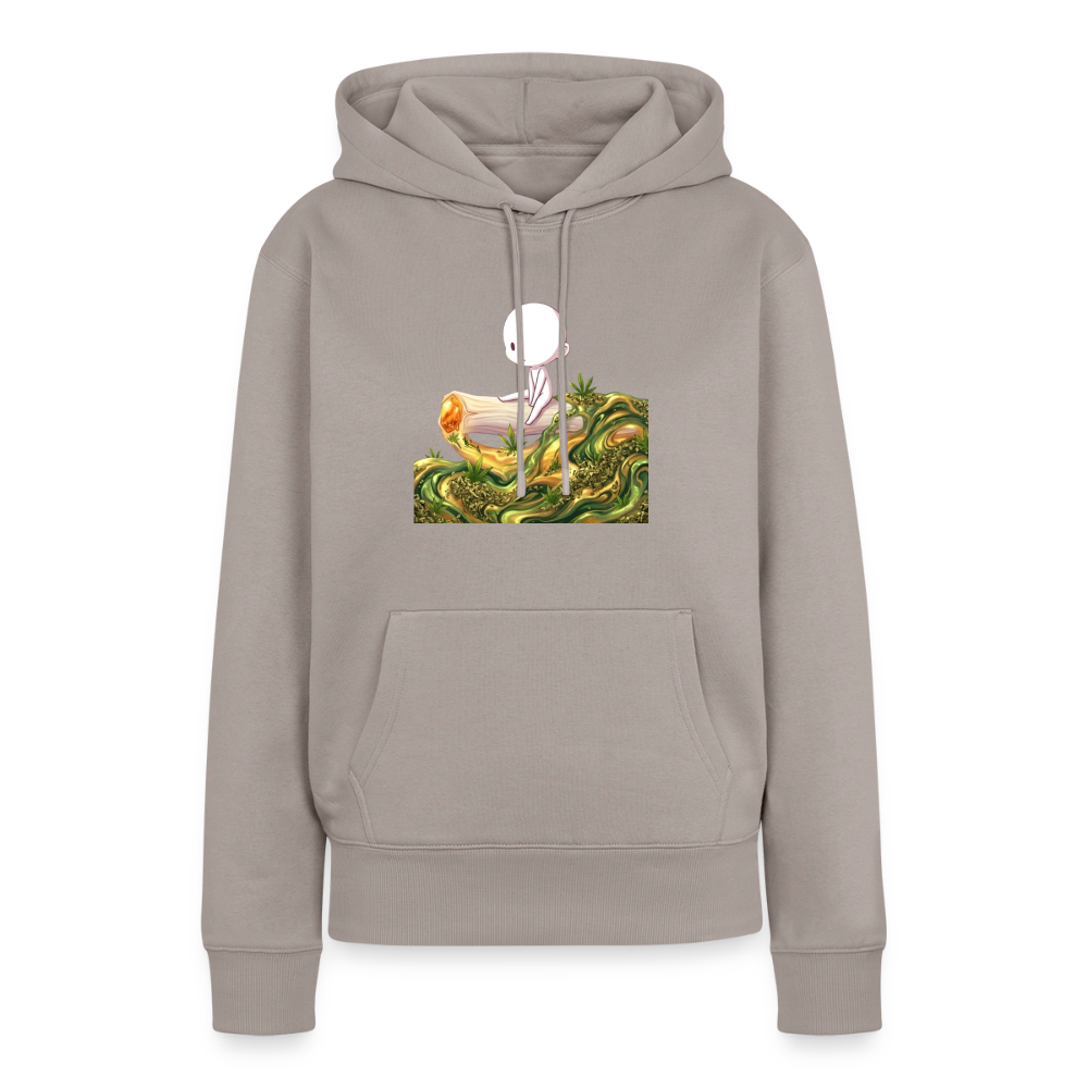 Chillin on a Joint Frauen Bio Hoodie - Taupe