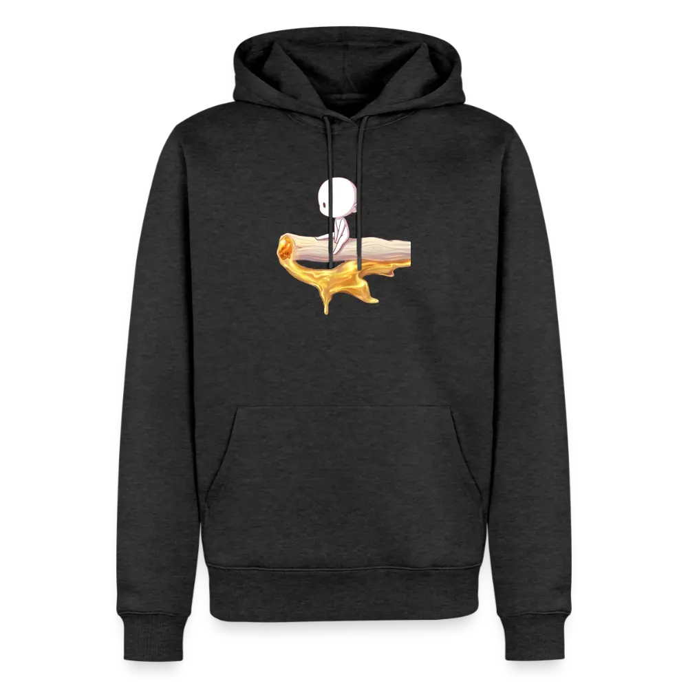 Chillin on a Joint Bio Hoodie - Anthrazit meliert