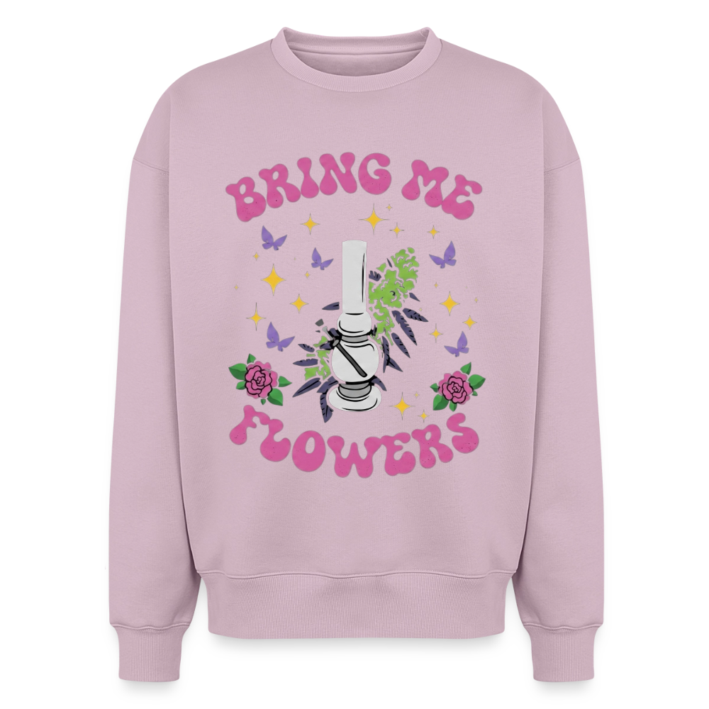 Bring me Flowers Oversized Unisex Sweatshirt - Altrosa