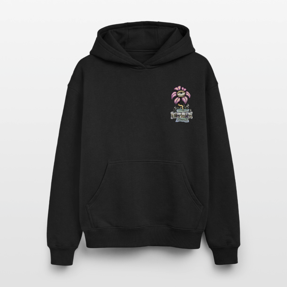 Make Something Oversized Heavyweight Unisex Hoodie - Schwarz