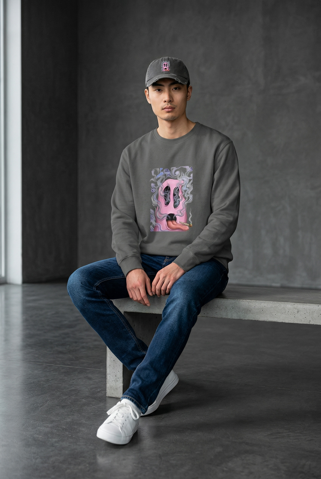 Ghostface Unisex Bio-Sweatshirt