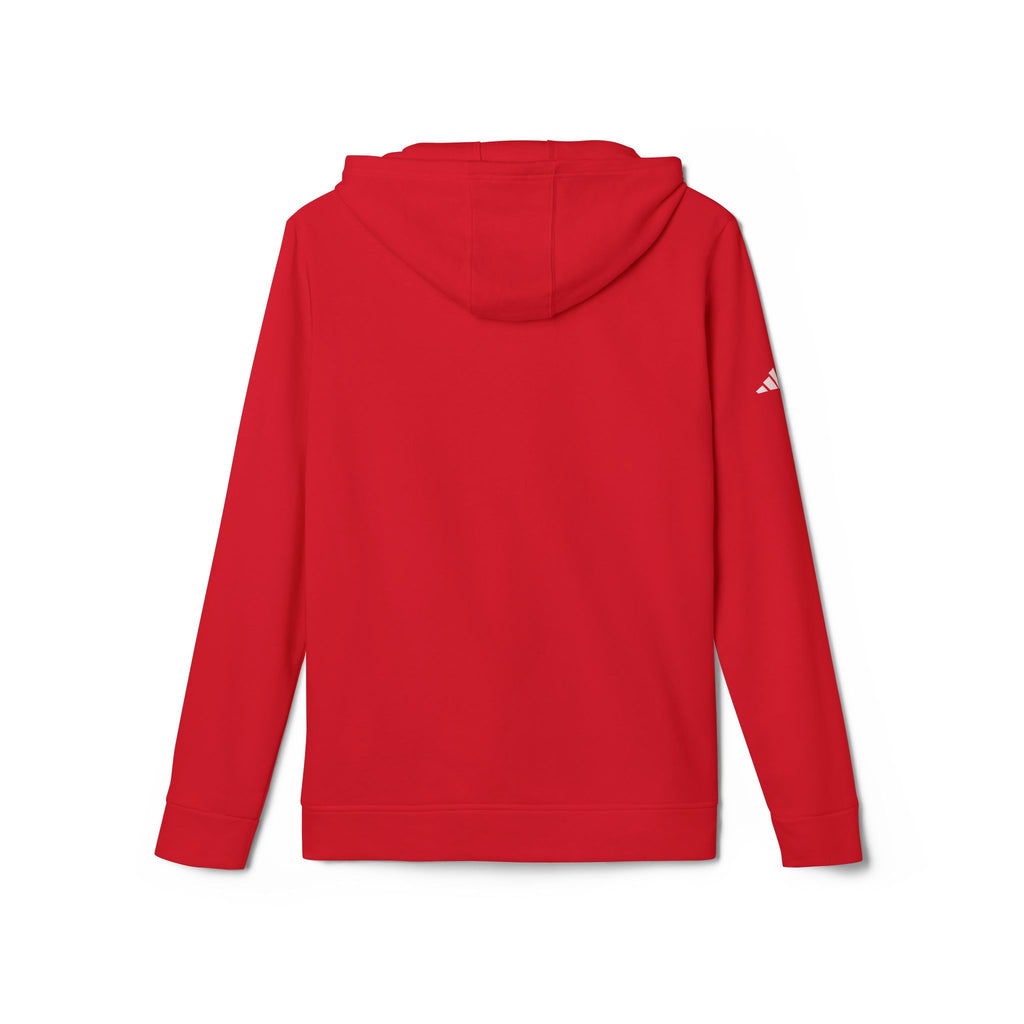 Kifferbuddys X Adidas Hoodie — White Fleece Pullover