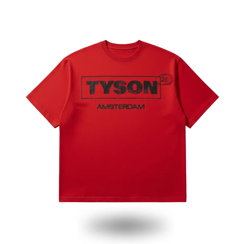 TYSON 2.0 - LOGO T-SHIRT (UNISEX) - RED