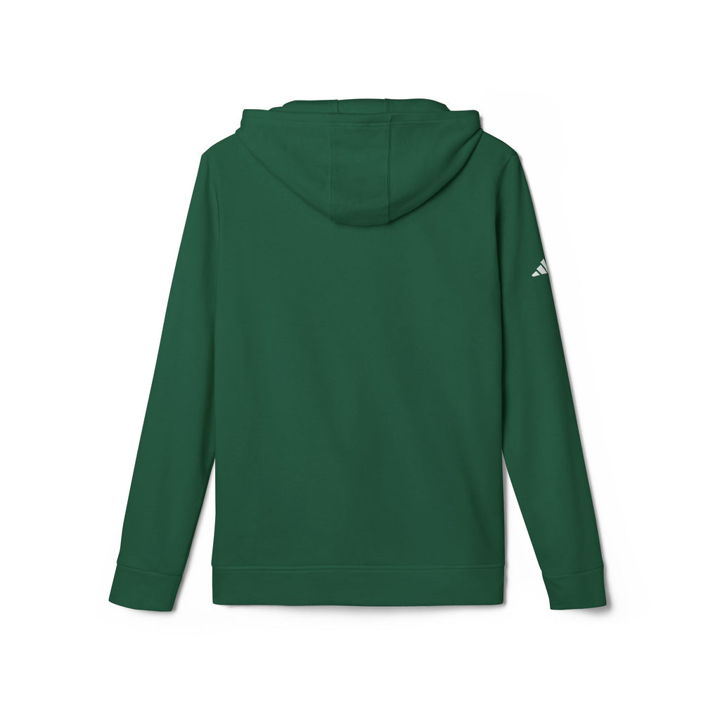 Kifferbuddys X Adidas Hoodie — White Fleece Pullover