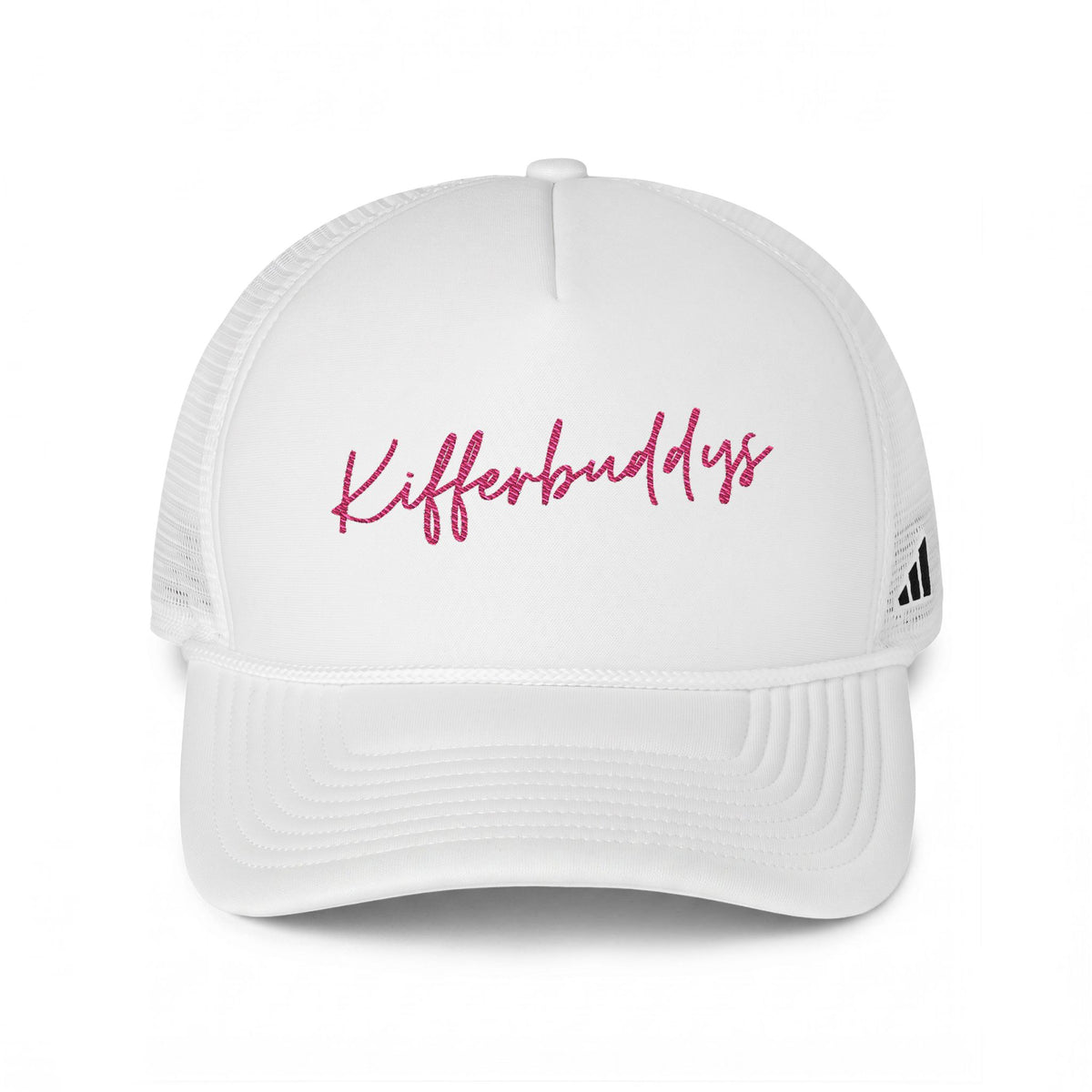 Kifferbuddys Pink Script Trucker Hat