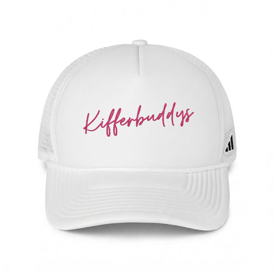 Kifferbuddys Pink Script Trucker Hat