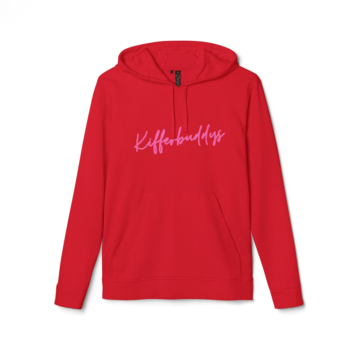 Kifferbuddys X Adidas Hoodie — White Fleece Pullover