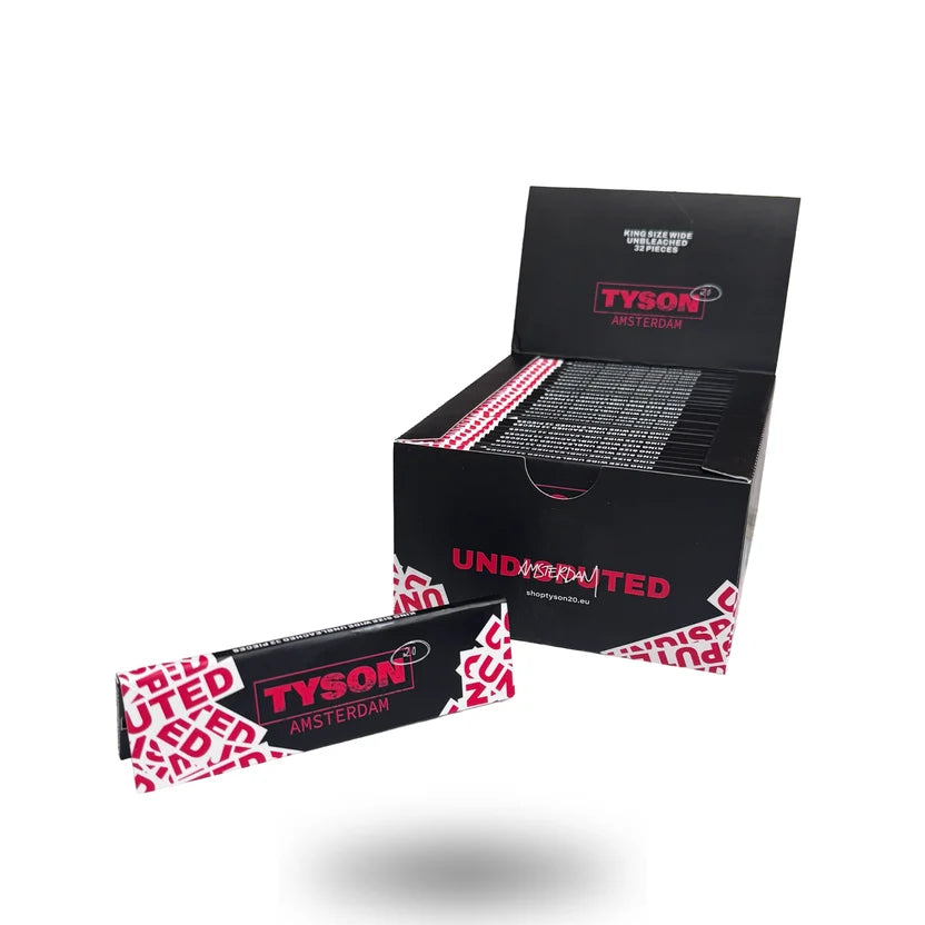 TYSON 2.0
Rolling Paper Kingsize Wide
Unbleached/Slim Bleached