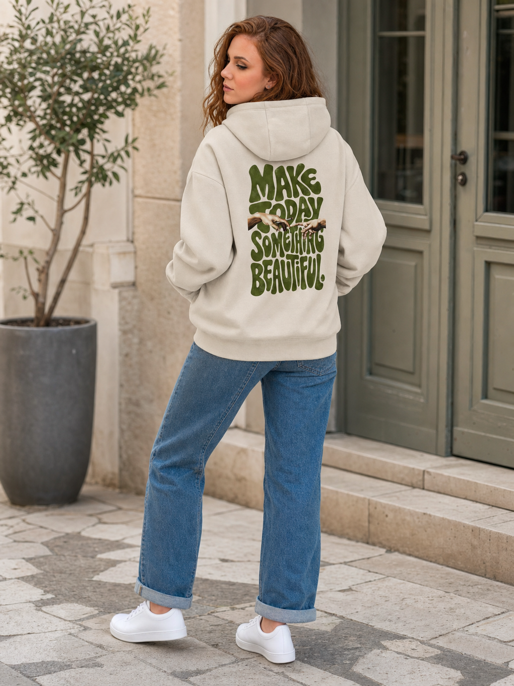 Make Something Oversized Heavyweight Unisex Hoodie