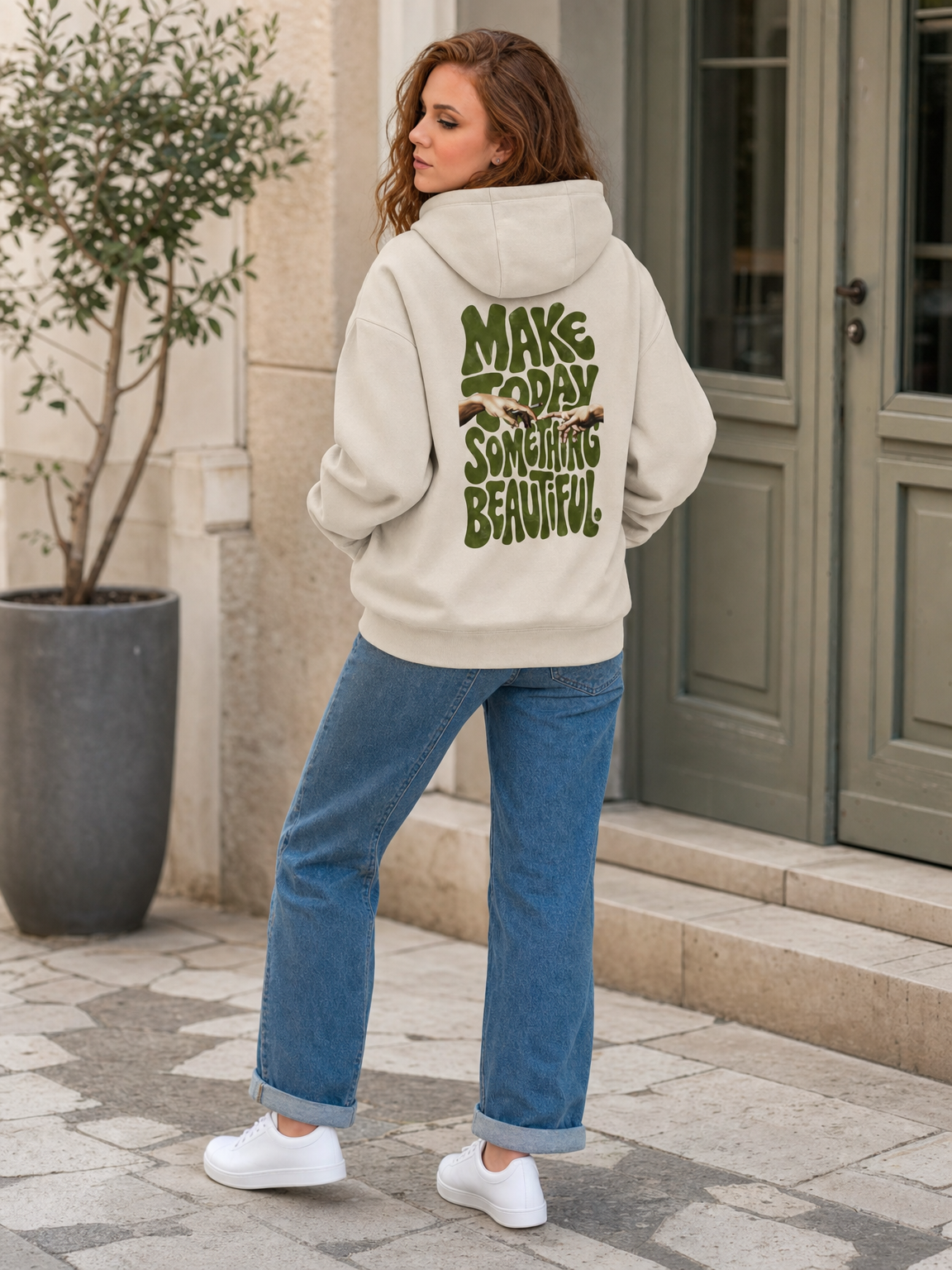 Make Something Oversized Heavyweight Unisex Hoodie