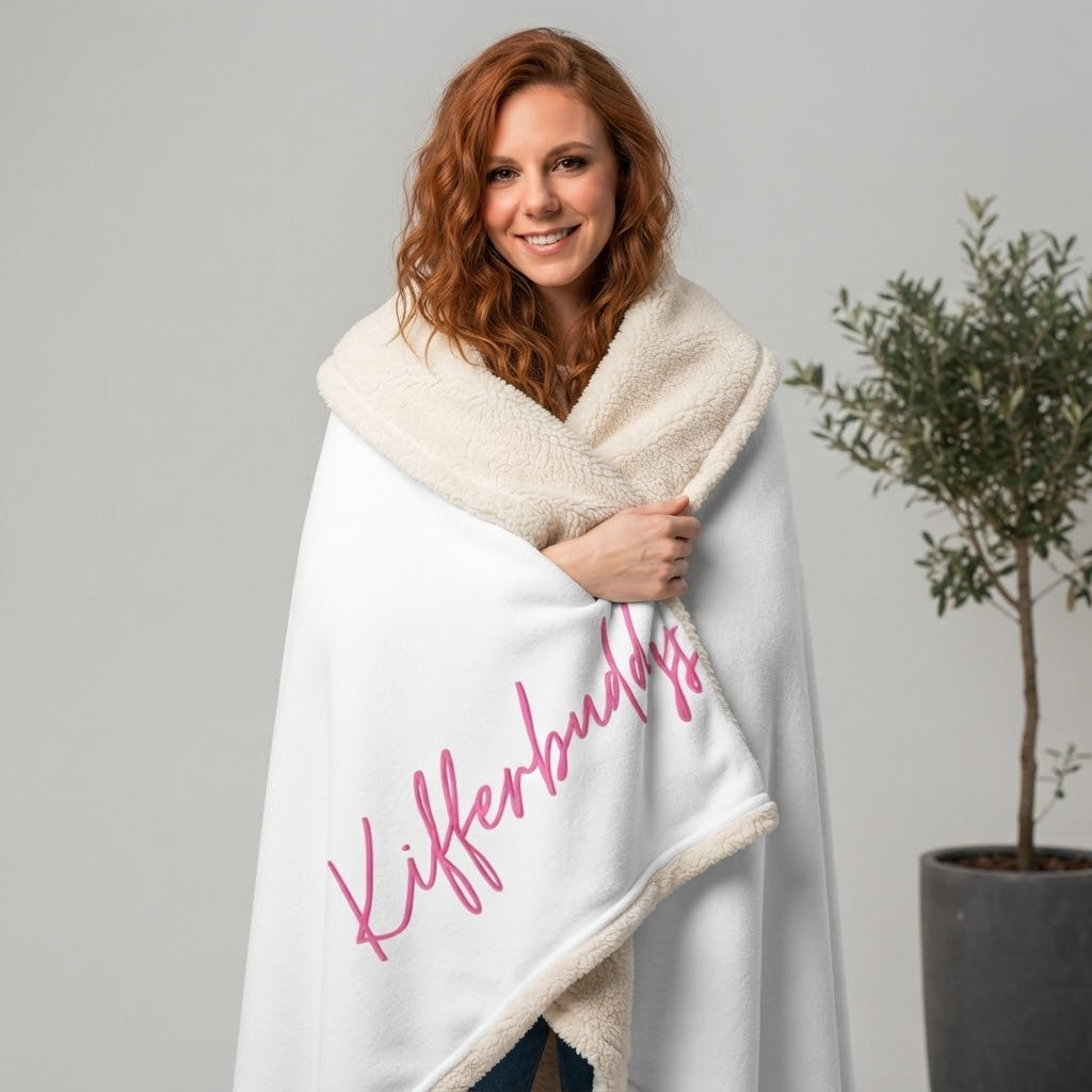 Deluxe Kifferbuddys Sherpa Fleece Blanket — Cozy