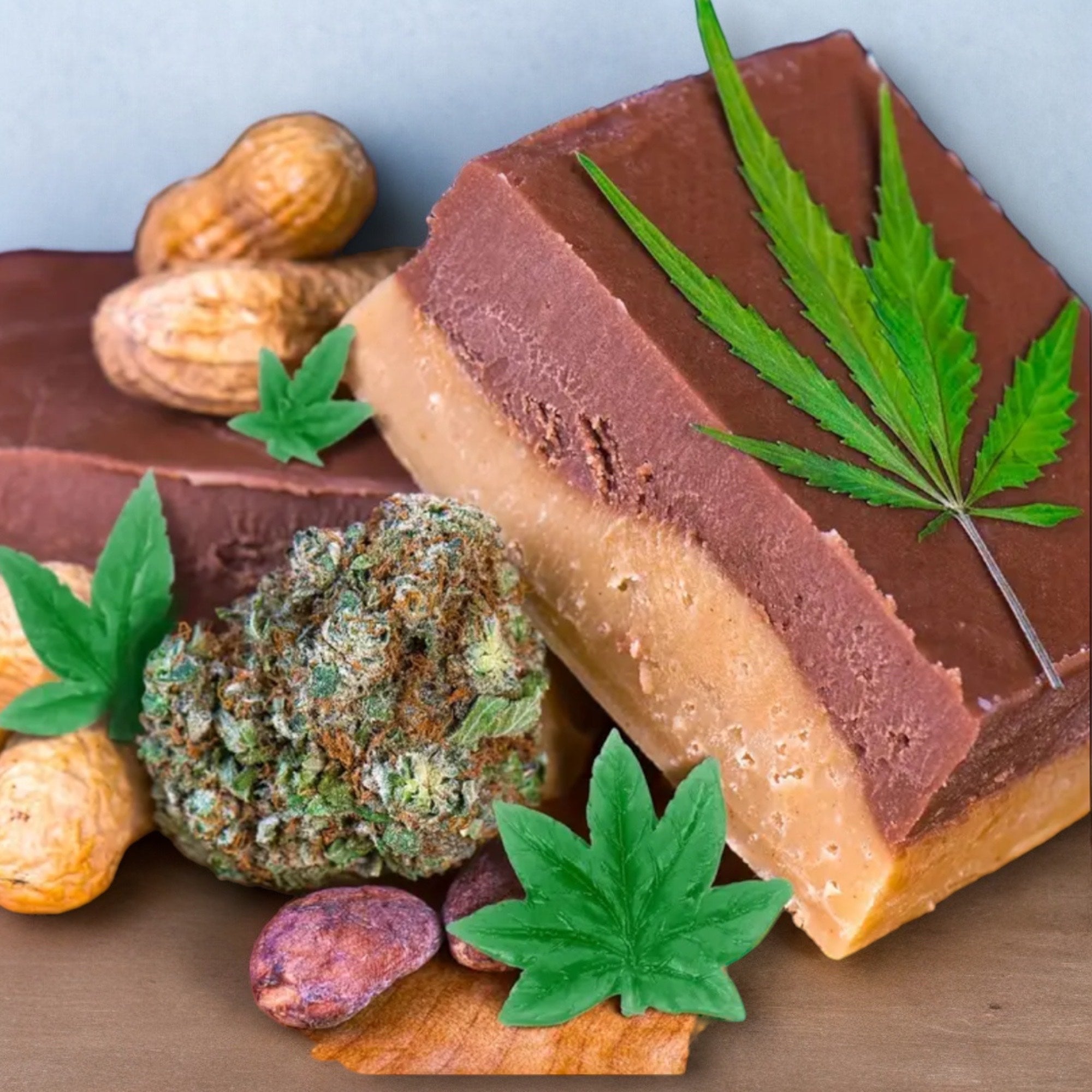 Cannabis Blätter Backform