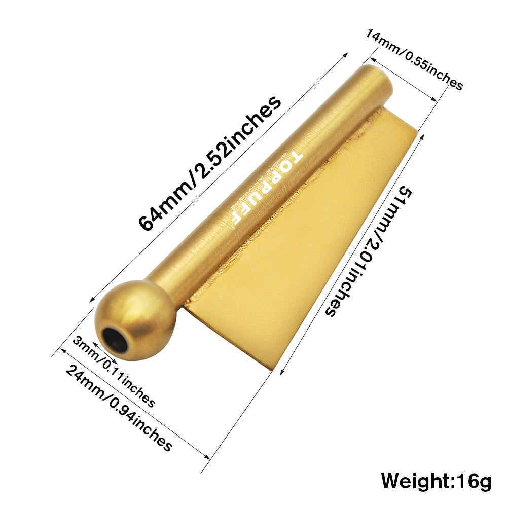 TOPPUFF Edelstahlrohr Edge Bullet