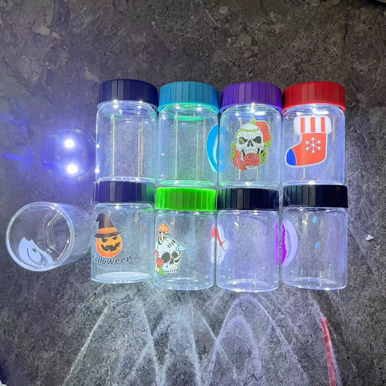 Cookie Aufbewahrungs Glas led