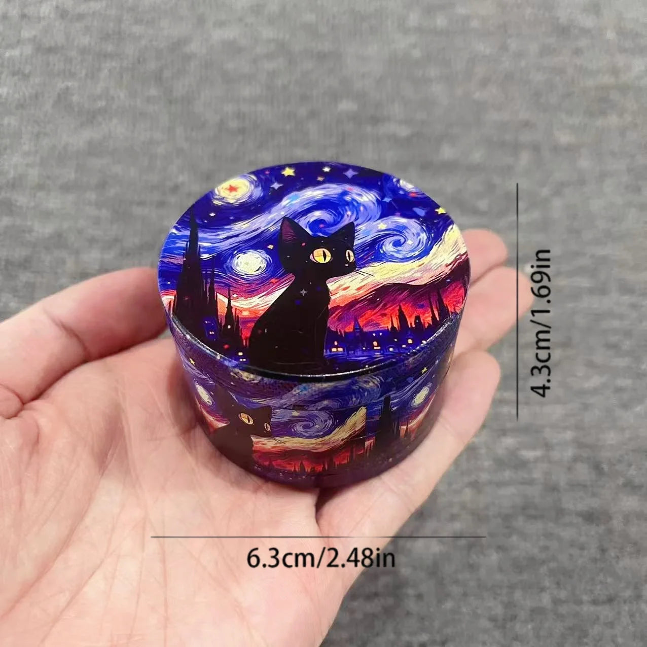Cat at Night Grinder