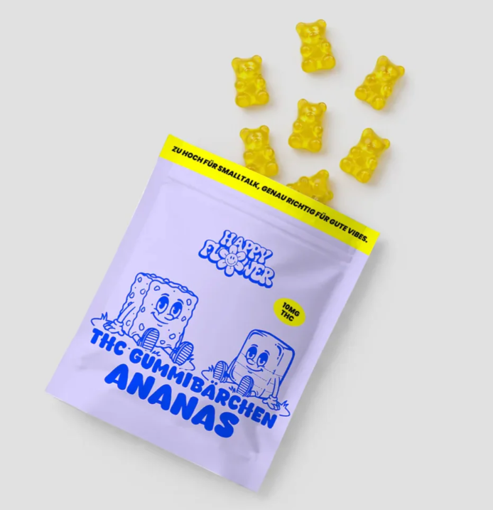 Happy Flower Gummibärchen Ananas