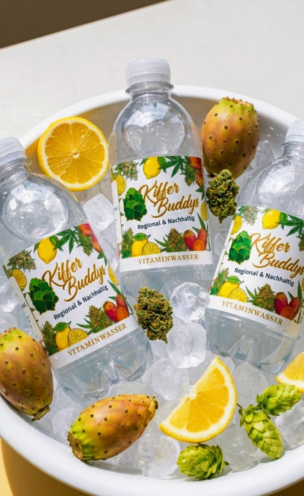 Kaktus Zitrone Vitaminwasser 330ml